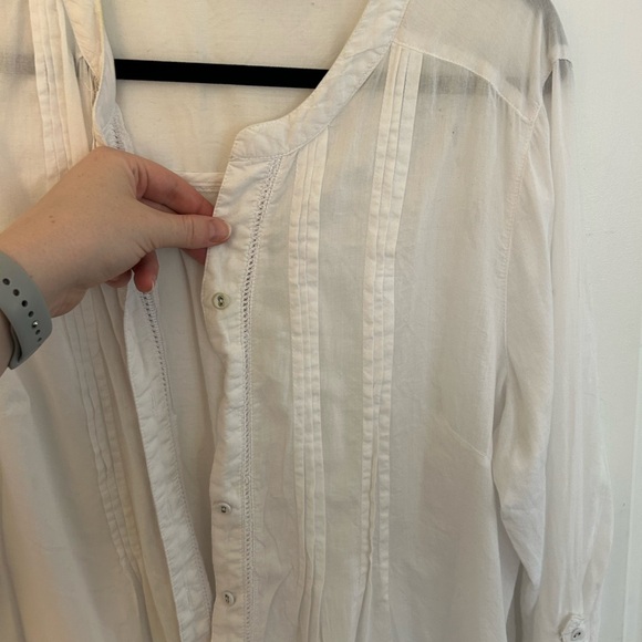 FYLO white women’s long sleeve blouse - Picture 9 of 14